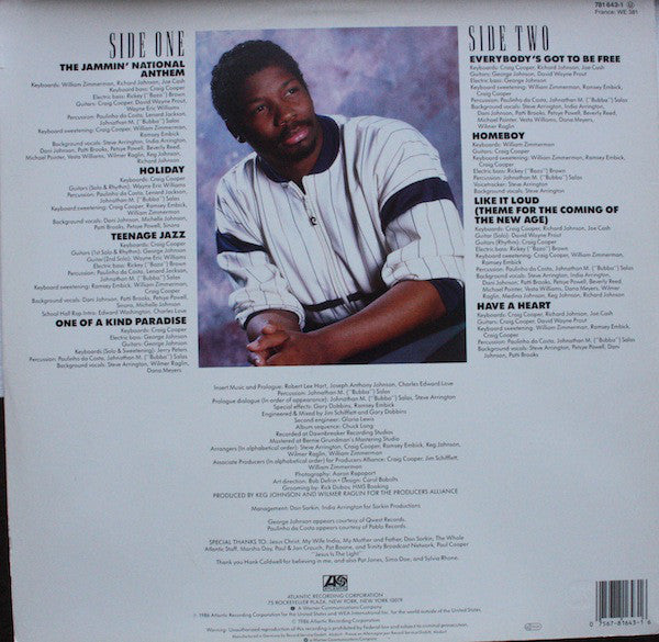 Steve Arrington : The Jammin' National Anthem (LP, Album)