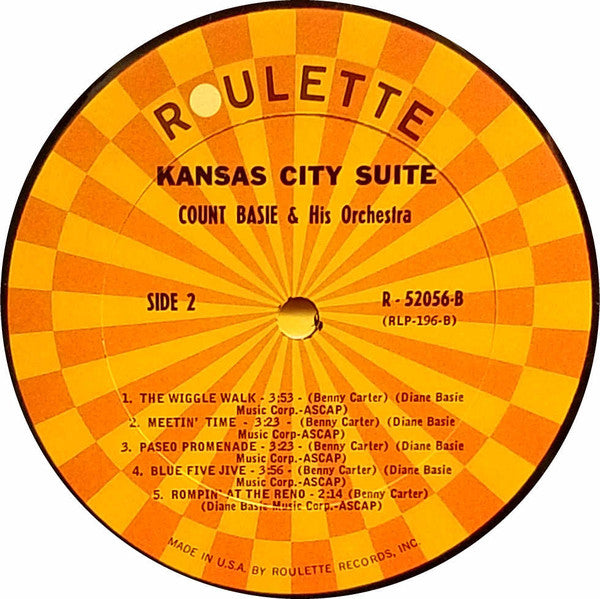Count Basie Orchestra : Kansas City Suite - The Music Of Benny Carter (LP, Mono, RP, Jac)