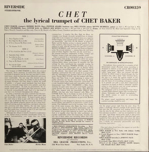 Chet Baker : Chet (LP, Album, RE, RP, 180)