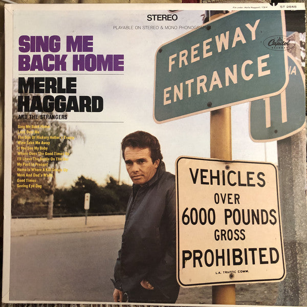 Merle Haggard And The Strangers (5) : Sing Me Back Home (LP, Jac)