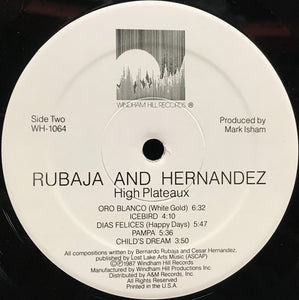 Rubaja And Hernandez : High Plateaux (LP, Album, Tra)