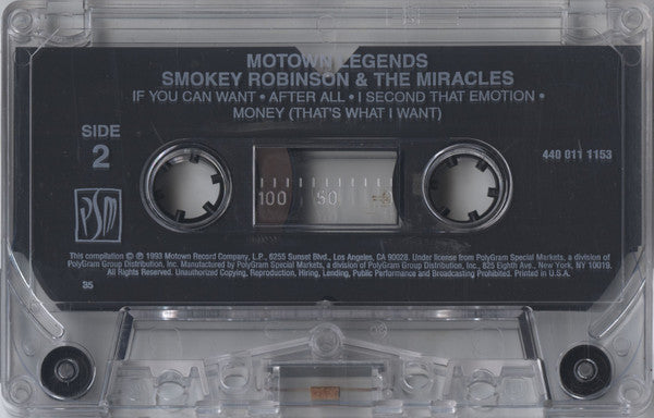 Smokey Robinson & The Miracles* : I Second That Emotion • Shop Around (Cass, Comp)