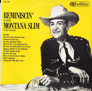 Montana Slim : Reminiscin' With Montana Slim (LP, Comp, Mono)