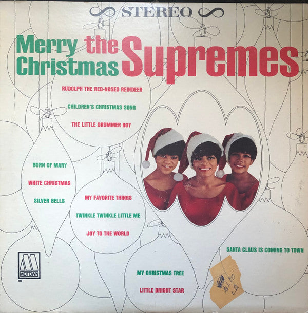 The Supremes : Merry Christmas (LP, Album, Ind)