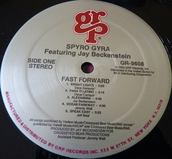 Spyro Gyra Featuring Jay Beckenstein : Fast Forward (LP, Album)