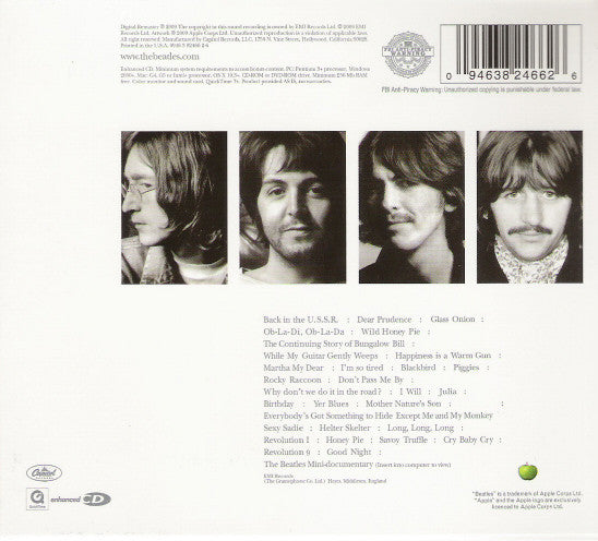 The Beatles : The Beatles (2xCD, Album, Enh, RE, RM)