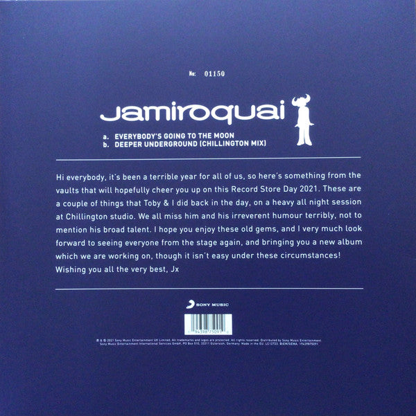 Jamiroquai : Everybody's Going To The Moon  (12", RSD, Ltd, Num, 180)