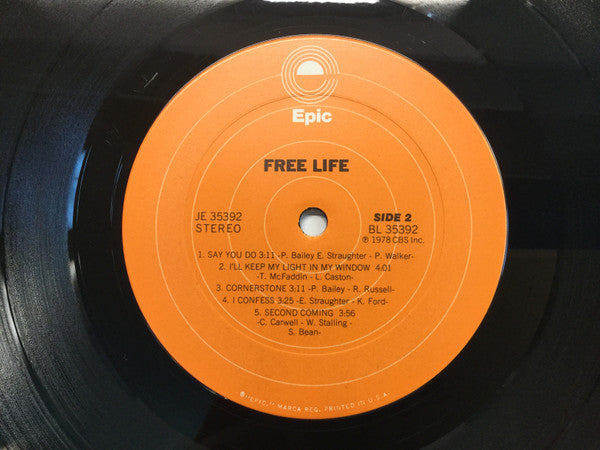 Free Life : Free Life (LP, Album, Ter)