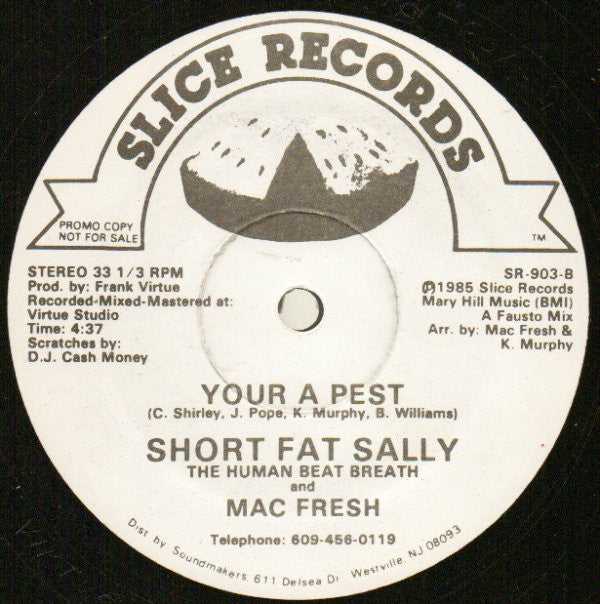 Short Fat Sally : Sally's Attack (12", Promo)