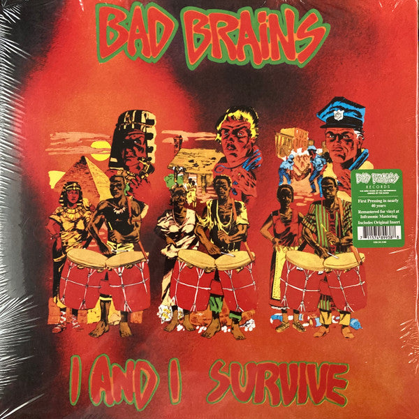 Bad Brains : I And I Survive  (12", EP, RE, RM)