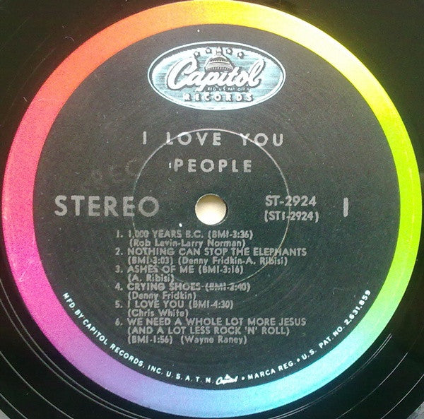 People!* : I Love You (LP, Album, Scr)