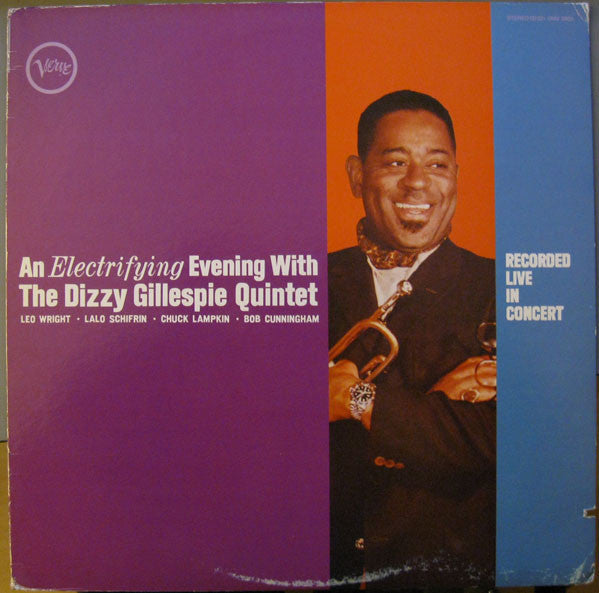 The Dizzy Gillespie Quintet* : An Electrifying Evening With The Dizzy Gillespie Quintet (LP, Album, RE)