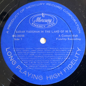 Sarah Vaughan : In The Land Of Hi-Fi (LP, Album, Mono)