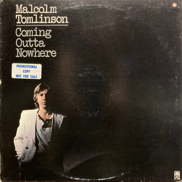 Malcolm Tomlinson : Coming Outta Nowhere (LP, Album, Mono, Promo)