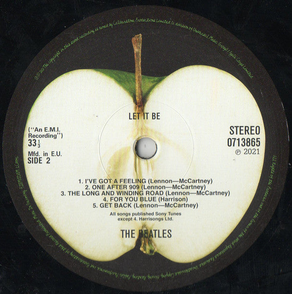 The Beatles : Let It Be (LP, Album, RE, Rem)