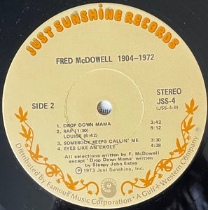 Mississippi Fred McDowell* : 1904-1972 (LP, Album, Scr)