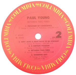 Paul Young : Between Two Fires (LP, Album, Car)