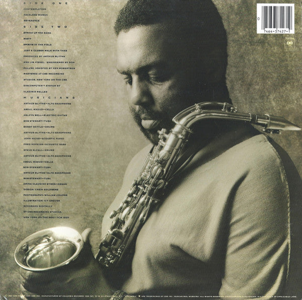 Arthur Blythe : Blythe Spirit (LP, Album, Ter)