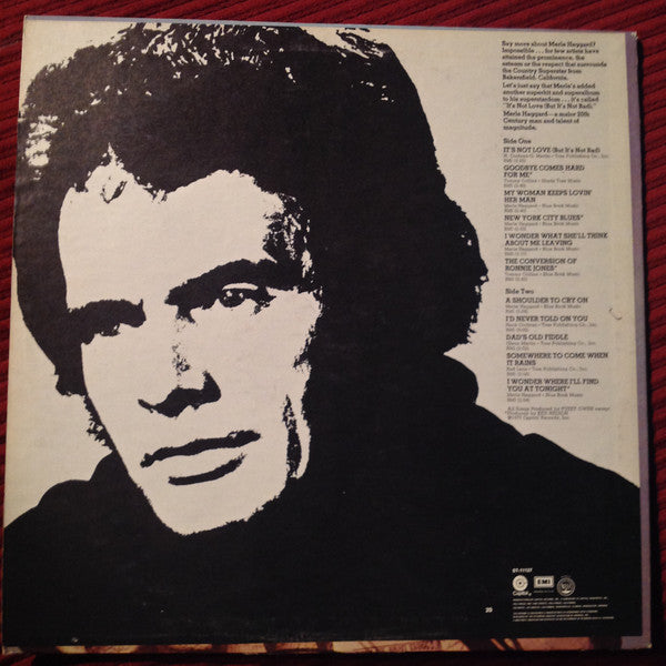 Merle Haggard And The Strangers (5) : It's Not Love (But It's Not Bad) (LP, Album, Los)