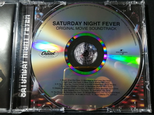 Various : Saturday Night Fever (The Original Movie Sound Track) (CD, Album, Comp, RE, RM, RP)
