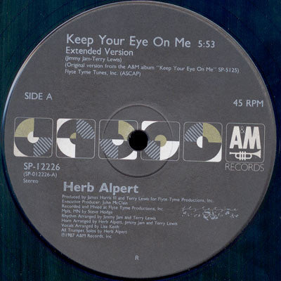 Herb Alpert : Keep Your Eye On Me (12", R -)