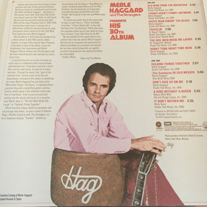 Merle Haggard And The Strangers (5) : Presents His 30th Album (LP, Album)