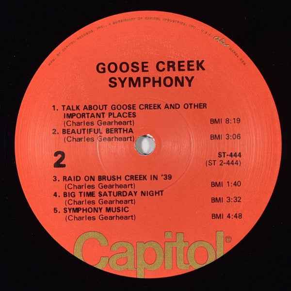 Goose Creek Symphony : Goose Creek Symphony (LP, Album, RE, Win)