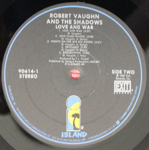 Robert Vaughn And The Shadows (5) : Love And War (LP)