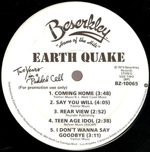 Earth Quake (2) : Two Years In A Padded Cell (LP, Album, Promo, Spe)