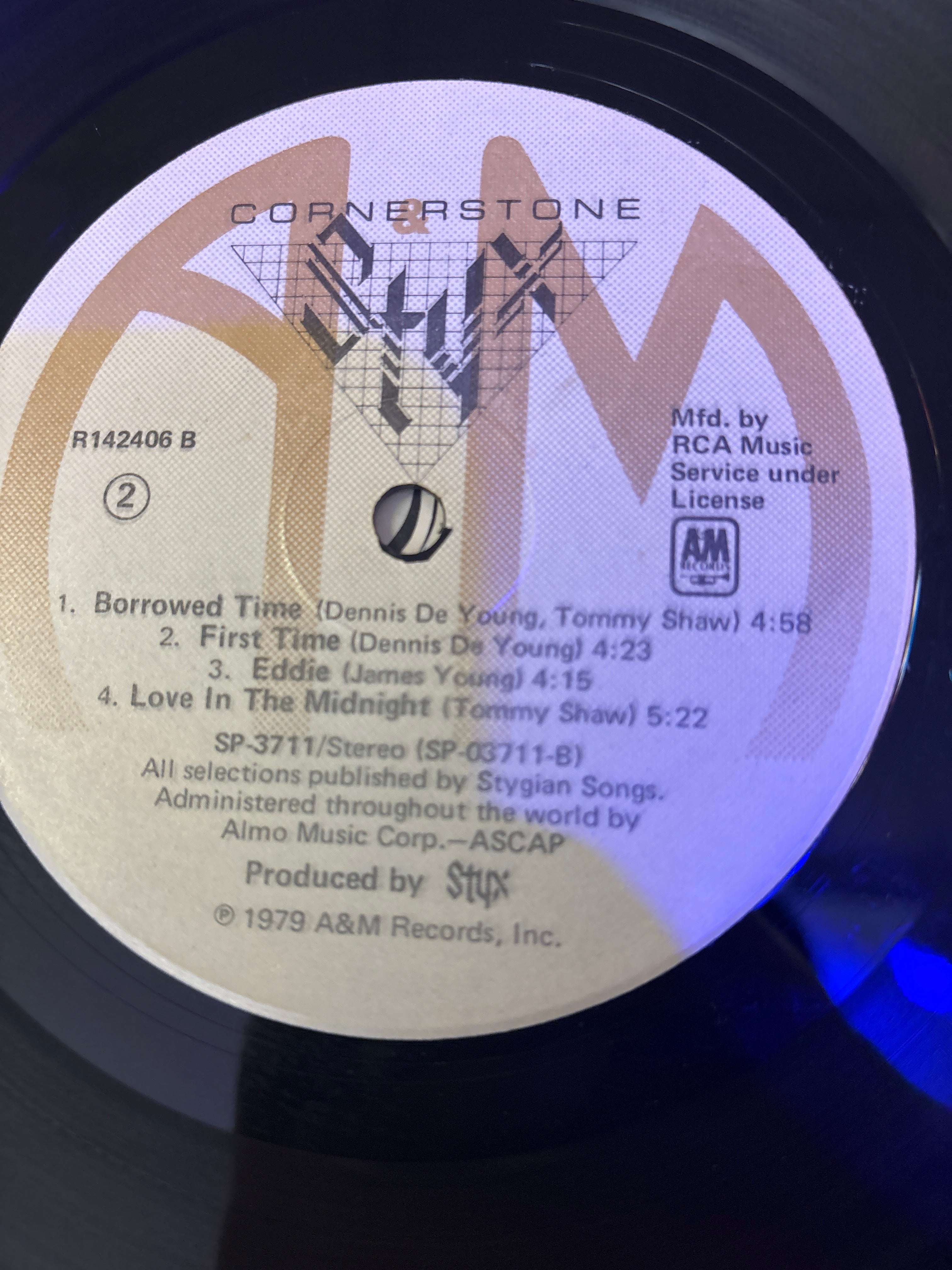 Used LP - Styx - Cornerstone (LP, Album, Club) (Very Good Plus (VG+))