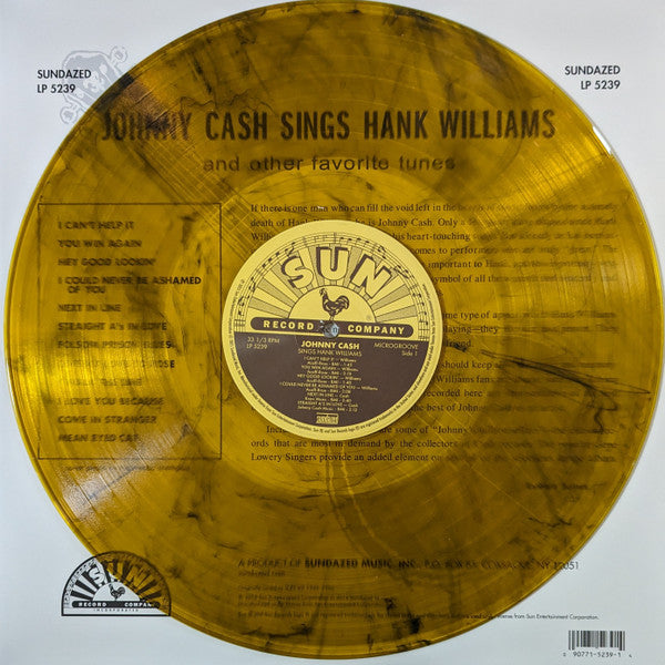 Johnny Cash : Johnny Cash Sings Hank Williams (LP, Album, Club, Ltd, Bla)