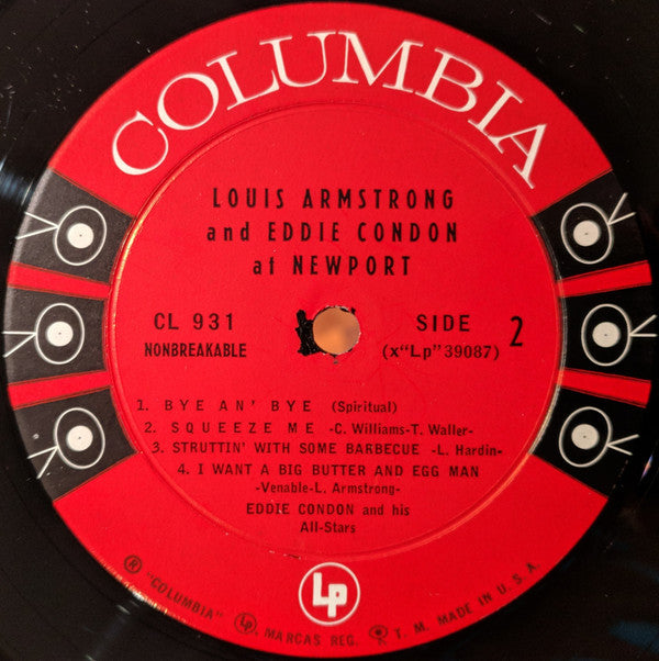 Louis Armstrong And Eddie Condon : At Newport (LP, Album)