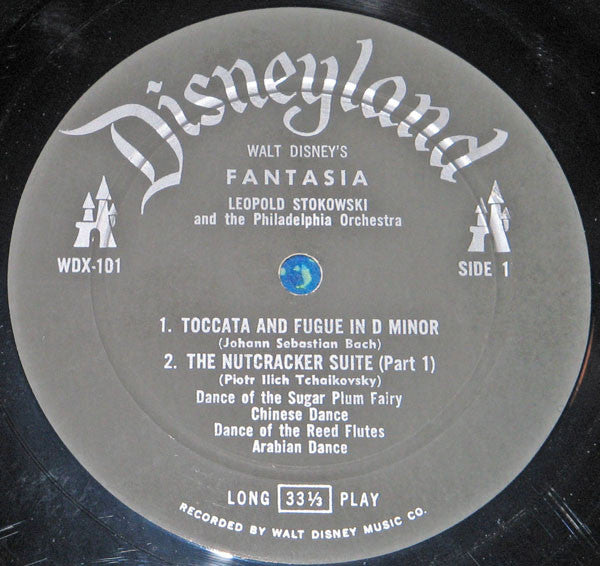 Leopold Stokowski With The Philadelphia Orchestra : Walt Disney's Fantasia (3xLP, Mono, Gat)