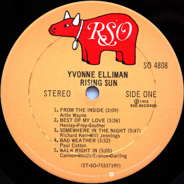 Yvonne Elliman : Rising Sun (LP, Album, RI )