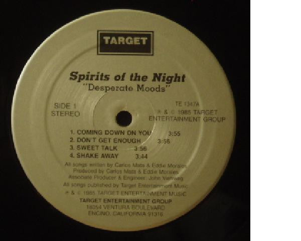 Spirits Of The Night : Desperate Moods (LP, Album)