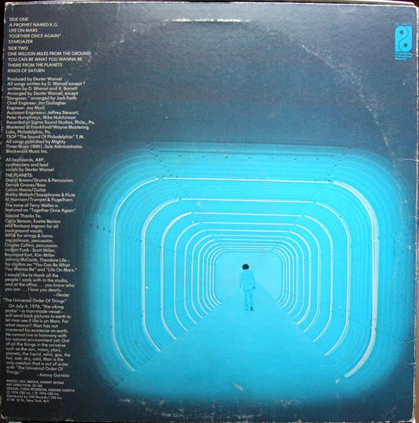 Dexter Wansel : Life On Mars (LP, Album, Ter)