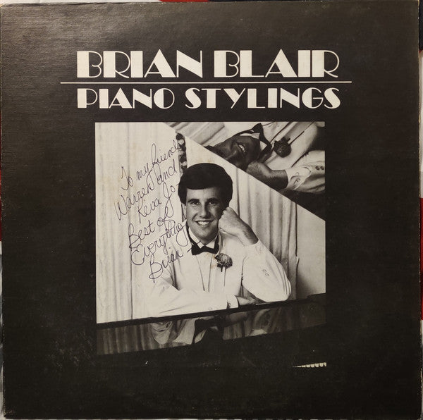 Brian Blair (3) : Piano Stylings (LP, Album)