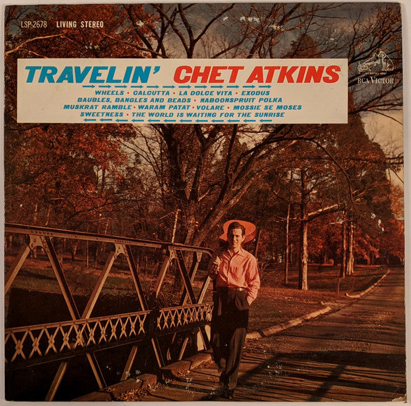 Chet Atkins : Travelin' (LP, Album, Roc)