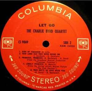 The Charlie Byrd Quartet : Let Go (LP, Album)