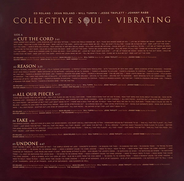 Collective Soul : Vibrating (LP, Album, Aqu)