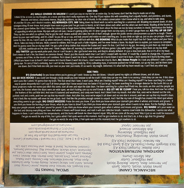 Mechanical Canine : Walls Covered In Mildew (LP, Album, Ltd, Cok)