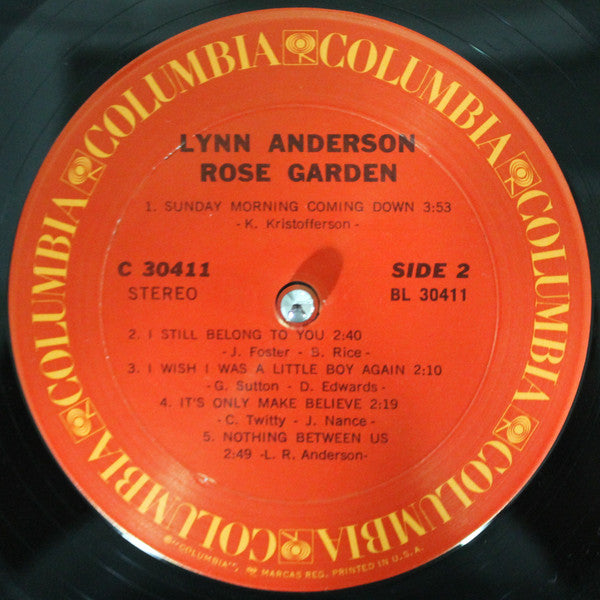 Lynn Anderson : Rose Garden (LP, Album, Ter)