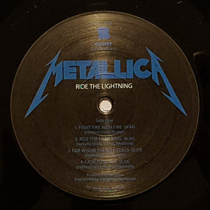 Metallica : Ride The Lightning (LP, Album, RE, RM, RP)