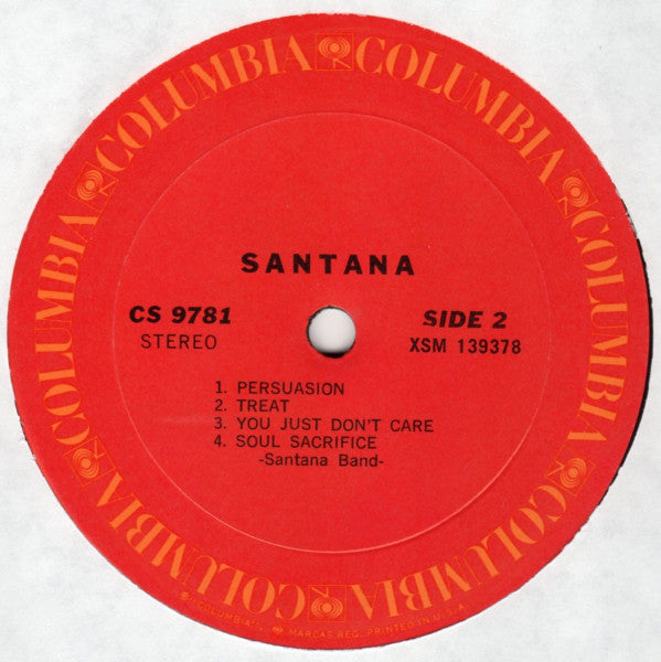 Santana : Santana (LP, Album, RE)