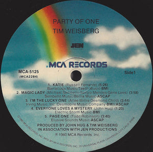 Tim Weisberg : Party Of One (LP, Album)