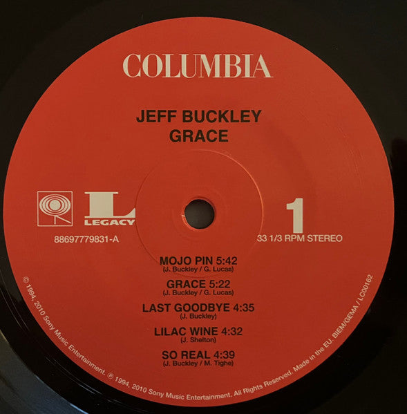 Jeff Buckley : Grace (LP, Album, RE, 180)