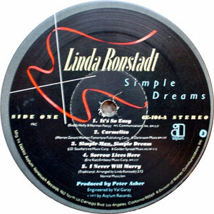 Linda Ronstadt : Simple Dreams (LP, Album, PRC)