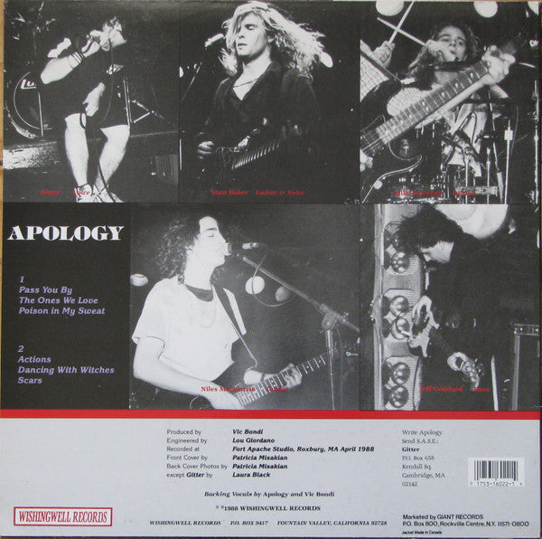 Apology : Pass You By (12", MiniAlbum)