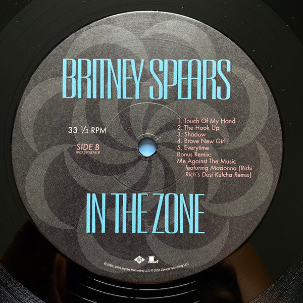 Britney Spears : In The Zone (LP, Album, RE, RP)