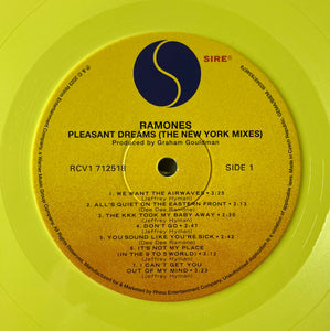 Ramones : Pleasant Dreams (The New York Mixes) (LP, RSD, Ltd, Yel)